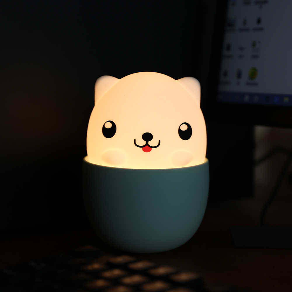 Puppy silicone lamp