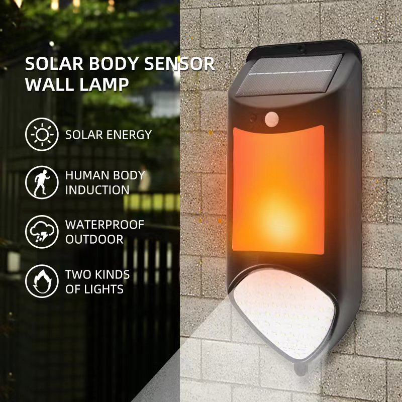 Solar Flame Sensor Light